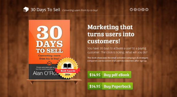 Landing page del libro