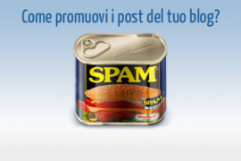 Come NON promuovere i post del blog