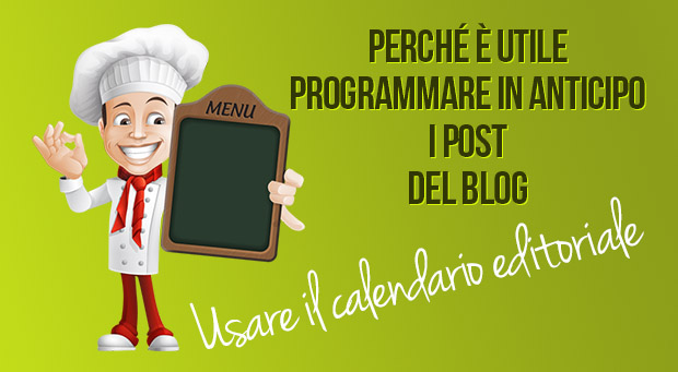 Usare il calendario editoriale nel blog