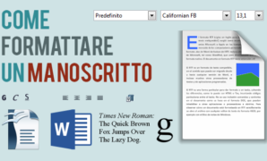 Come formattare un manoscritto
