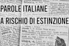 Parole italiane a rischio di estinzione
