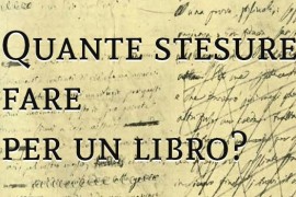 Quante stesure fare per un libro?