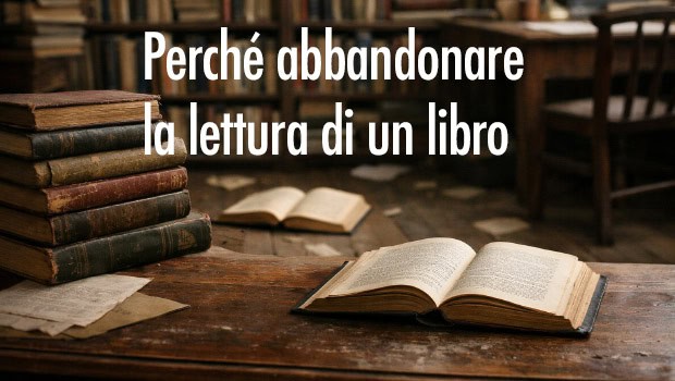 Perché abbandonare la lettura di un libro