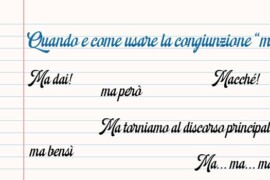 Quando e come usare la congiunzione “ma”