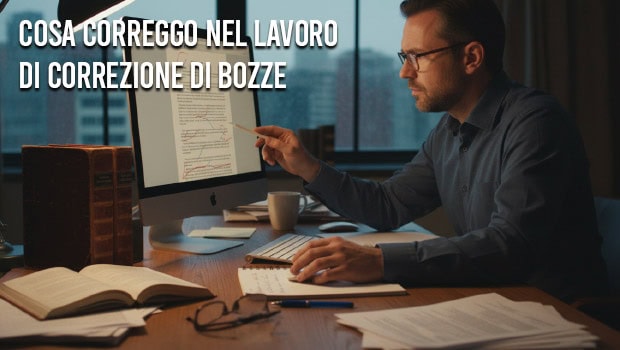 Cosa correggo nel lavoro di correzione di bozze
